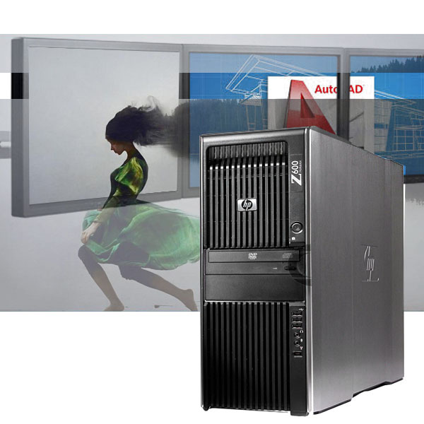 HP Z600 CAD Workstation 256GB SSD+ 2TB HDD/ 24GB / Quadro 4000